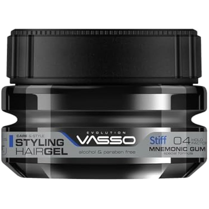 Vasso styling hair gel stiff 250 ml - Image 1